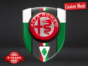 Alfa Romeo Pegatinas Parabrisas Resistentes Universal Alta Calidad